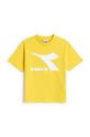 žlutá Dětské bavlněné tričko Diadora Dívčí