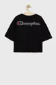 Дитяча бавовняна футболка Champion 404337 чорний