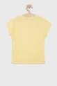 Παιδικό βαμβακερό μπλουζάκι Pepe Jeans κίτρινο