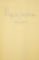 Dziewczynka Pepe Jeans t-shirt bawełniany dziecięcy PG502460.037 żółty
