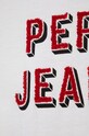 Dziewczynka Pepe Jeans t-shirt bawełniany dziecięcy PG502851.800 biały