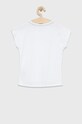 Dziewczynka Pepe Jeans t-shirt bawełniany dziecięcy PG502858.800 biały