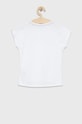 Dziewczynka Pepe Jeans t-shirt bawełniany dziecięcy PG502858.800 biały