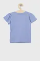 Детская хлопковая футболка Tom Tailor фиолетовой