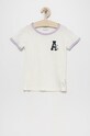 Tom Tailor t-shirt bawełniany dziecięcy nadruk biały 1030738