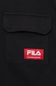 Fete Fila tricou de bumbac pentru copii FAT0013 negru