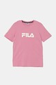 Fila tricou de bumbac pentru copii print roz FAT0109.G