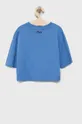 Παιδικό βαμβακερό μπλουζάκι Fila μπλε