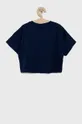 Дитяча бавовняна футболка Fila темно-синій