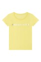 Michael Kors tricou de bumbac pentru copii print galben R15110.156