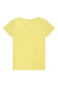 Michael Kors tricou de bumbac pentru copii R15110.156 galben SS22