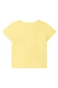 Дитяча бавовняна футболка Michael Kors жовтий
