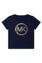 granatowy Michael Kors t-shirt bawełniany dziecięcy R15113.114.150 Dziewczęcy