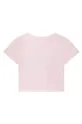 Παιδικό βαμβακερό μπλουζάκι Michael Kors ροζ