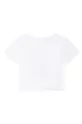 Otroška bombažna kratka majica Michael Kors bela
