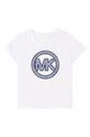Michael Kors t-shirt bawełniany dziecięcy R15117.114.150 aplikacja granatowy R15117.114.150