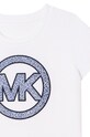 Dziewczynka Michael Kors t-shirt bawełniany dziecięcy R15117.114.150 R15117.114.150 granatowy