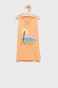 Tom Tailor top din bumbac pentru copii print portocaliu 1031382