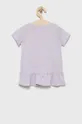 Παιδικό βαμβακερό μπλουζάκι Tom Tailor μωβ