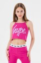 Hype top dziecięcy z elastanem różowy ZVLR.185