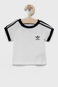 Detské bavlnené tričko adidas Originals DV2824 bavlna biela DV2824