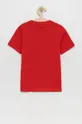 Dječja pamučna majica kratkih rukava adidas Performance crvena