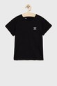 Παιδικό μπλουζάκι adidas Originals με ελαστάν μαύρο HC9582
