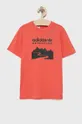 ροζ adidas Originals - Παιδικό βαμβακερό μπλουζάκι Παιδικά