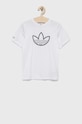 adidas Originals t-shirt bawełniany dziecięcy HE2074 nadruk biały HE2074