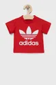 rosso adidas Originals t-shirt in cotone per bambini Bambini
