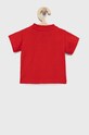 adidas Originals t-shirt bawełniany dziecięcy HE2189 HE2189 czerwony SS22