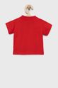 adidas Originals t-shirt bawełniany dziecięcy HE2189 czerwony