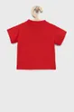 Detské bavlnené tričko adidas Originals HE2189 červená