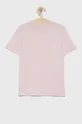 Calvin Klein Jeans - Παιδικό βαμβακερό μπλουζάκι ροζ