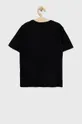Παιδικό βαμβακερό μπλουζάκι Fila μαύρο