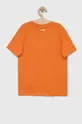 Detské bavlnené tričko Fila oranžová