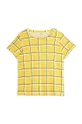 Detské bavlnené tričko Mini Rodini žltá