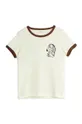 белый Детская хлопковая футболка Mini Rodini Детский