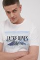 bijela Pamučna majica Jack & Jones