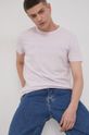 levanduľová Bavlnené tričko Tom Tailor Pánsky