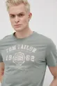 Bavlnené tričko Tom Tailor zelená