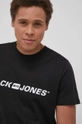 czarny Jack & Jones T-shirt bawełniany