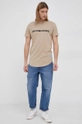 Jack & Jones T-shirt bawełniany beżowy