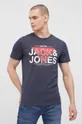 Tričko Jack & Jones tmavomodrá
