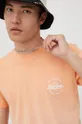 oranžová Bavlnené tričko Jack & Jones