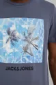Βαμβακερό μπλουζάκι Jack & Jones Ανδρικά