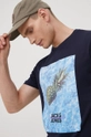 granatowy Jack & Jones t-shirt bawełniany