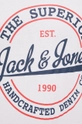 λευκό Βαμβακερό μπλουζάκι Jack & Jones