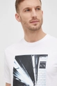 Armani Exchange t-shirt bawełniany 3LZTJD.ZJBVZ biały 3LZTJD.ZJBVZ