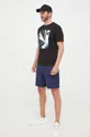 Armani Exchange t-shirt bawełniany 3LZTJD.ZJBVZ czarny